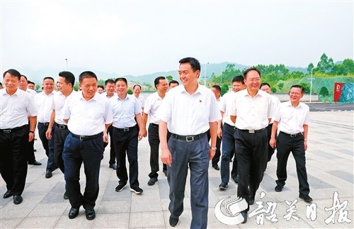 市领导殷焕明,王青西,朱余旺,杨小明,颜玉明,李欣,刘清生,凌振伟参加