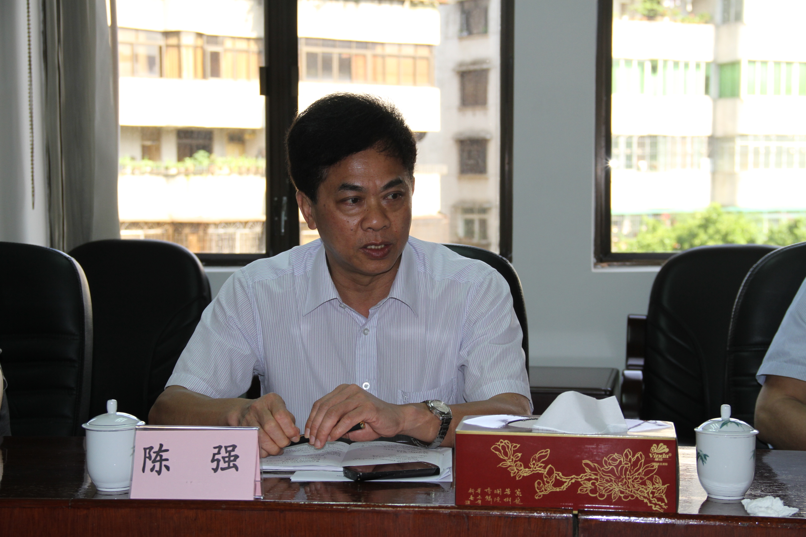 省政府地方志办公室主任陈强在韶关调研