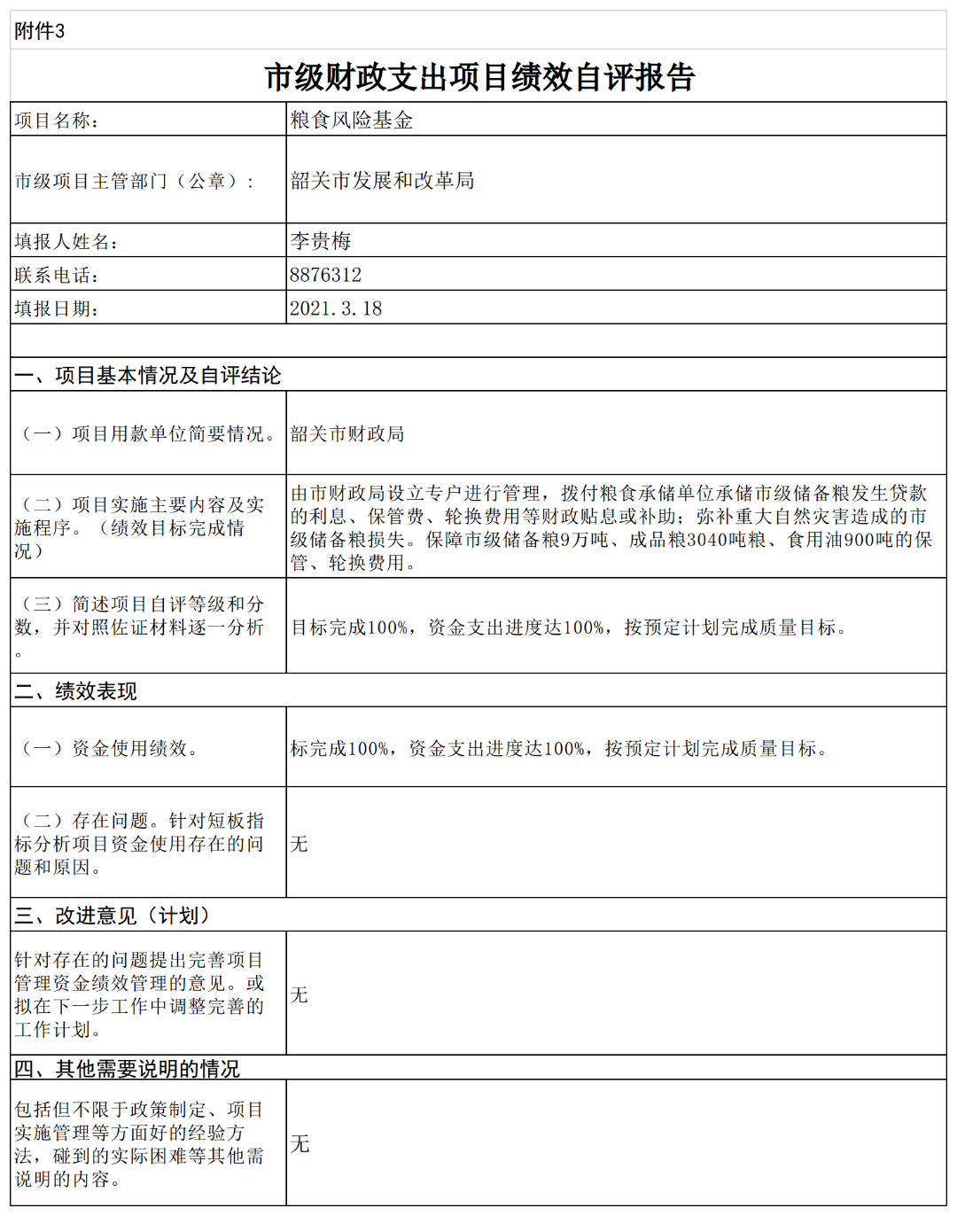 市级财政支出项目绩效自评报告-粮食风险金.png