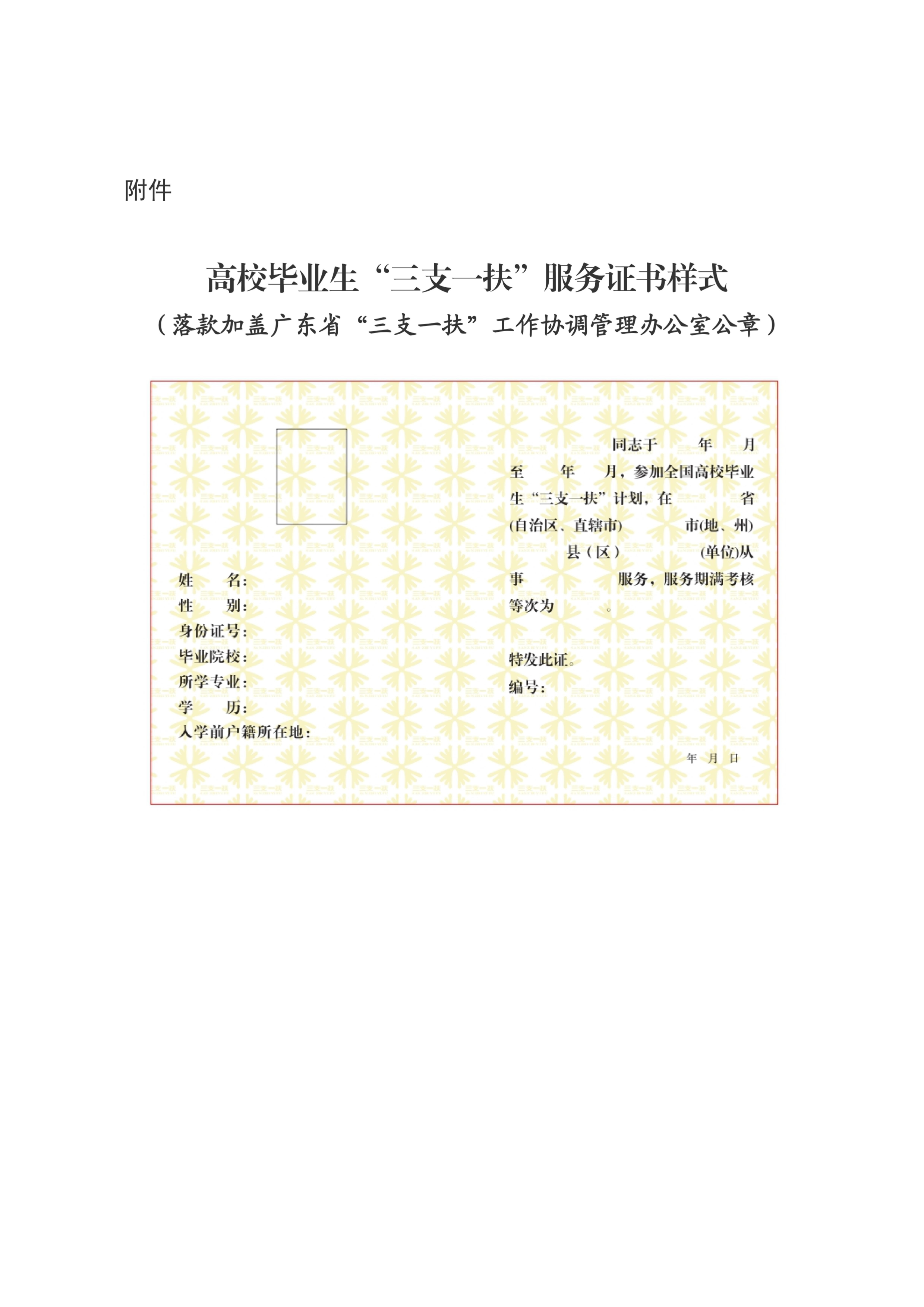 高校毕业生“三支一扶”服务证书样式_1.png