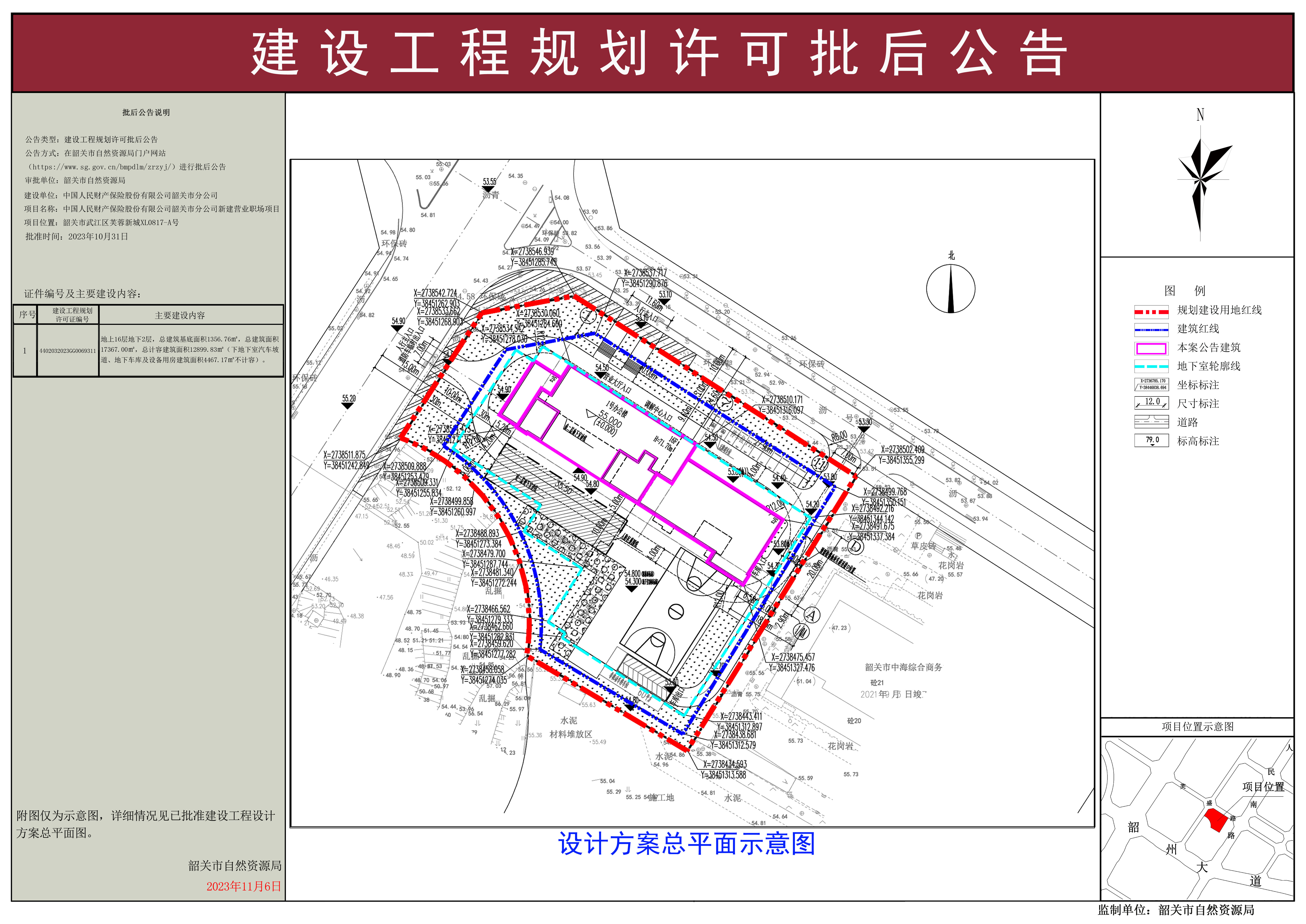 中国人民财产保险股份有限公司韶关市分公司新建营业职场项目建设工程规划许可证批后公告.jpg