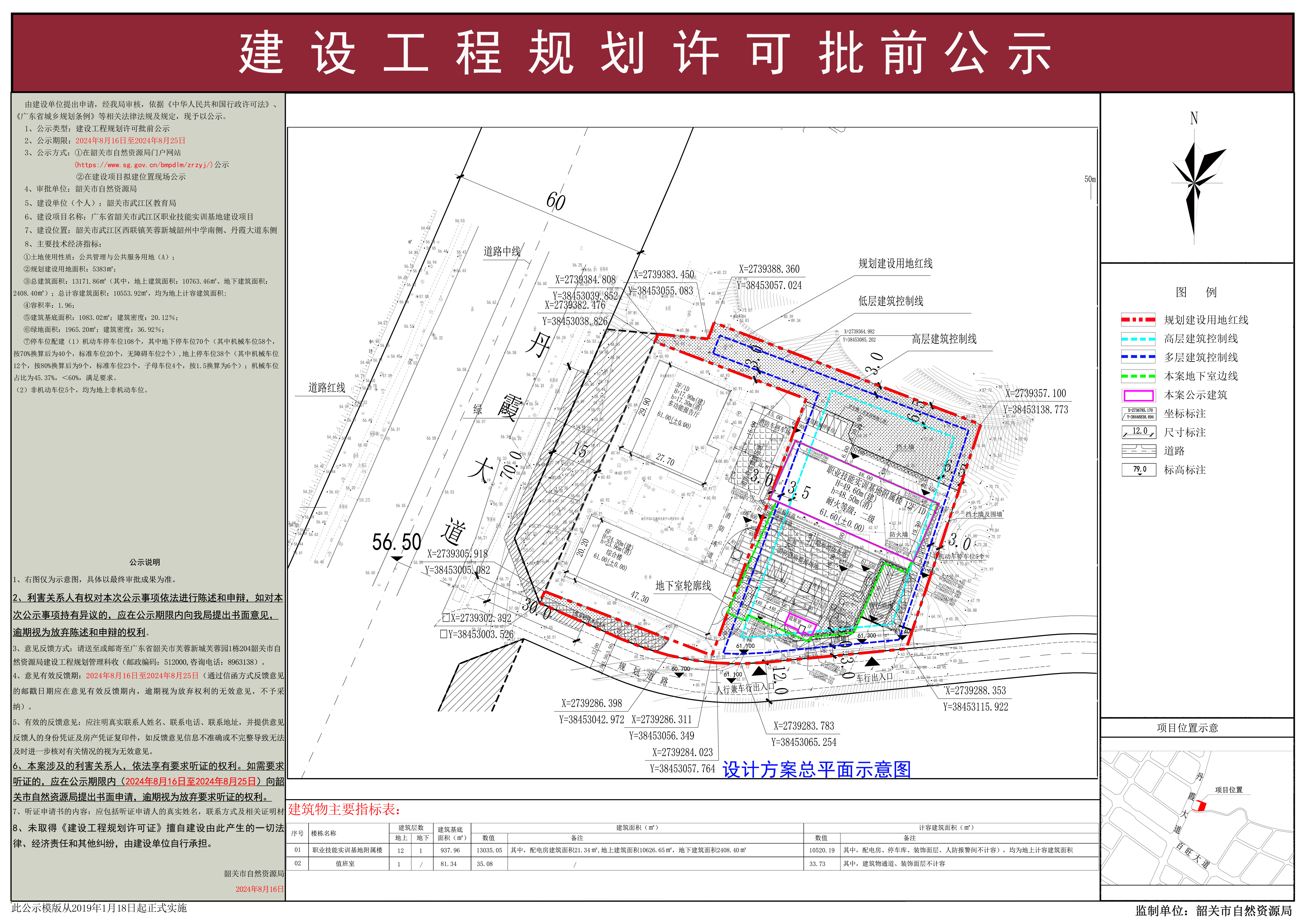 广东省韶关市武江区职业技能实训基地建设项目建设工程规划许可批前公示.jpg