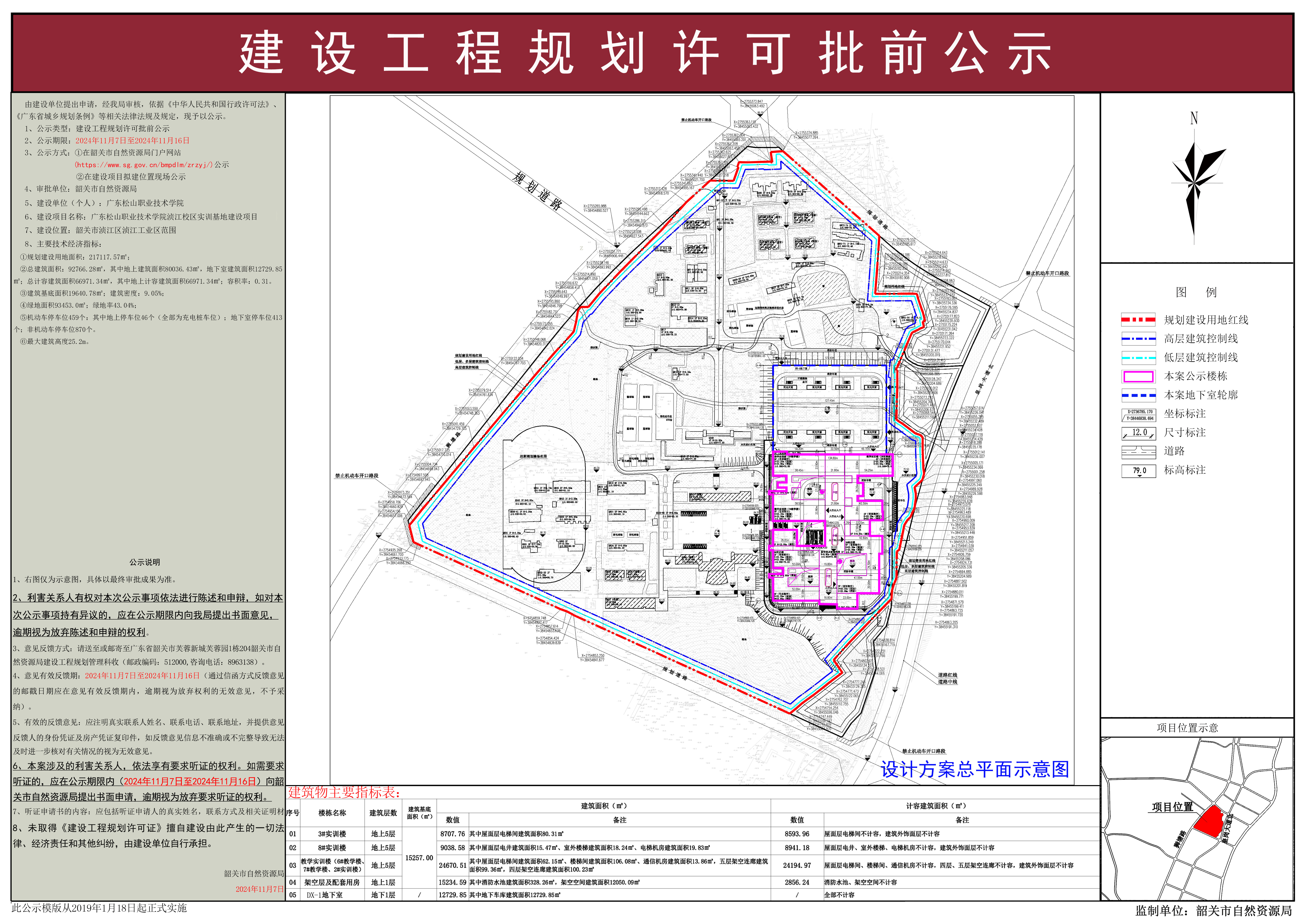 广东松山职业技术学院浈江校区实训基地建设项目建设工程规划许可批前公示.jpg