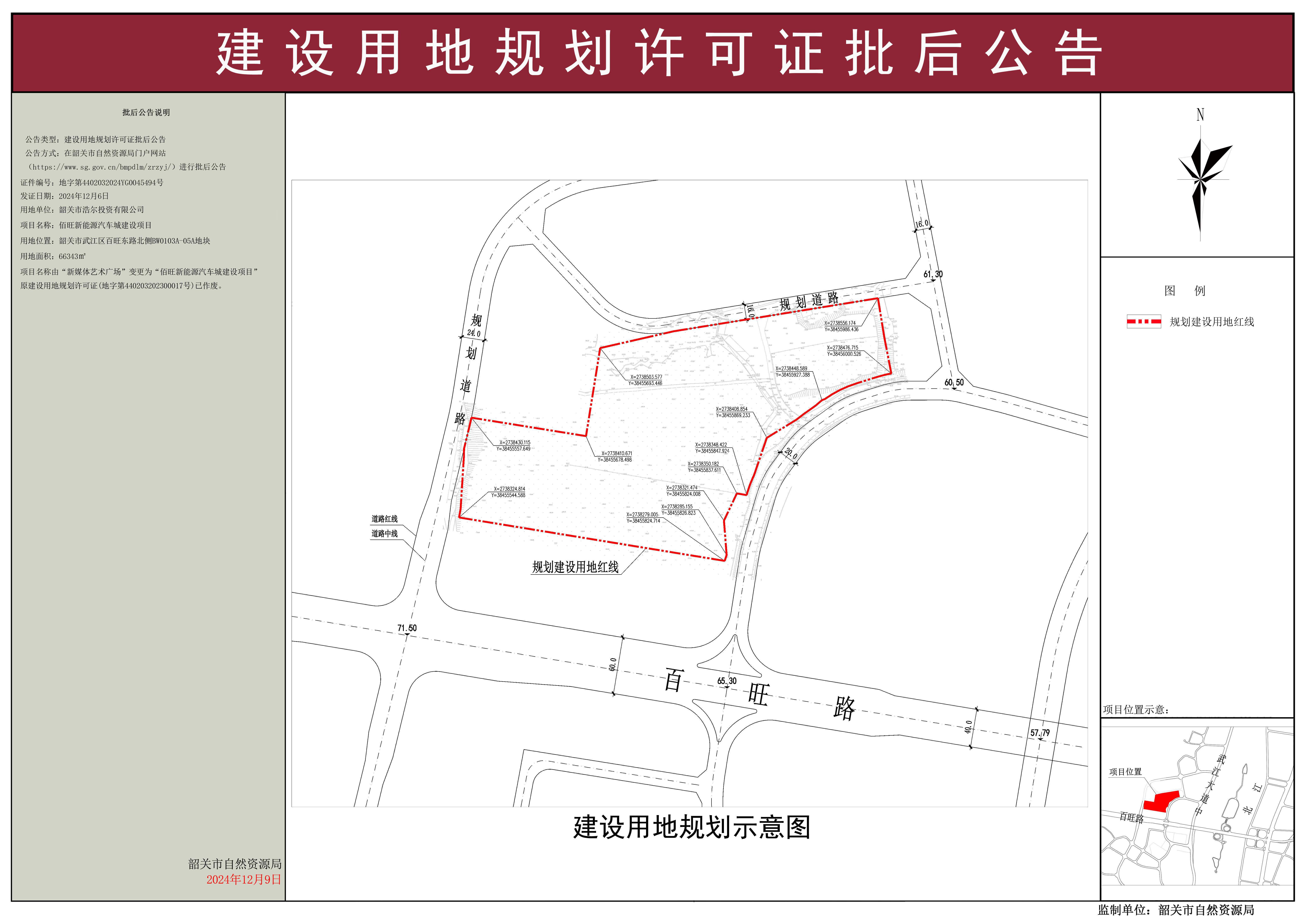 佰旺新能源汽车城建设项目建设用地规划许可证批后公告 .jpg