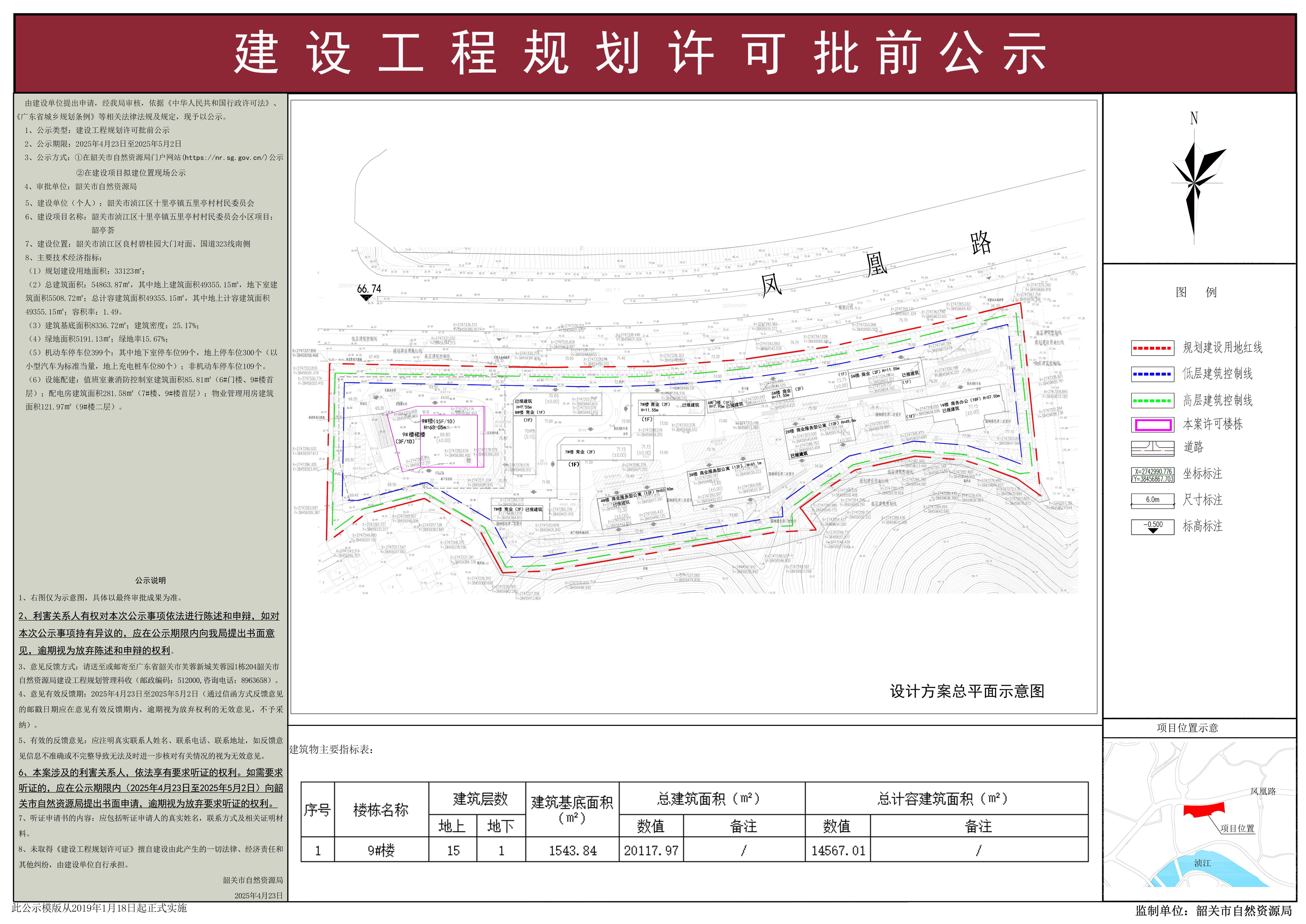 韶关市浈江区十里亭镇五里亭村村民委员会小区项目：韶亭荟建设工程规划许可批前公示.jpg