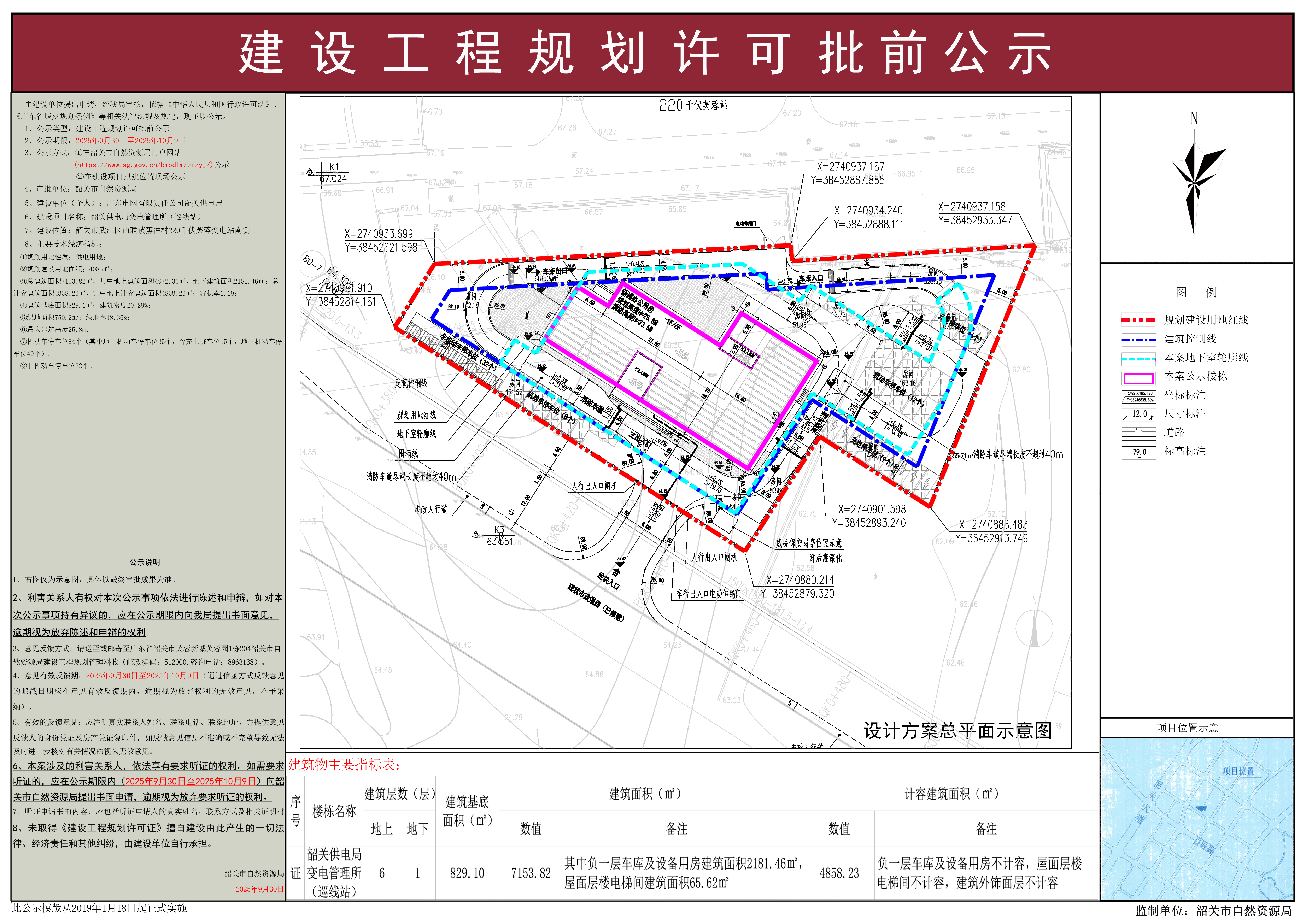 韶关供电局变电管理所（巡线站）建设工程规划许可批前公示.jpg