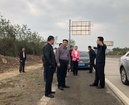 韶关市副市长李欣到乐昌调研国省道道路路域环境及扬尘整治情况